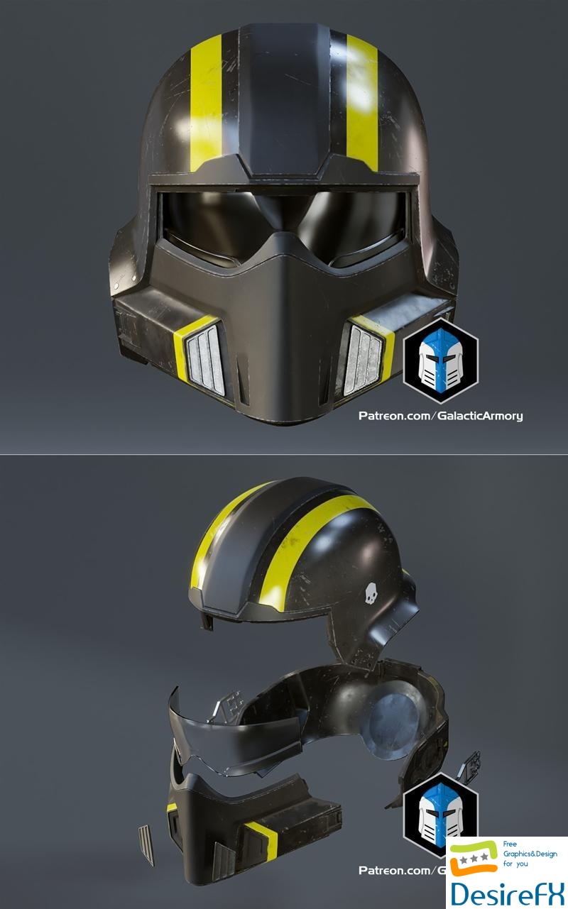 Helldiver Helmet - B-01 Tactical V1 3D Print