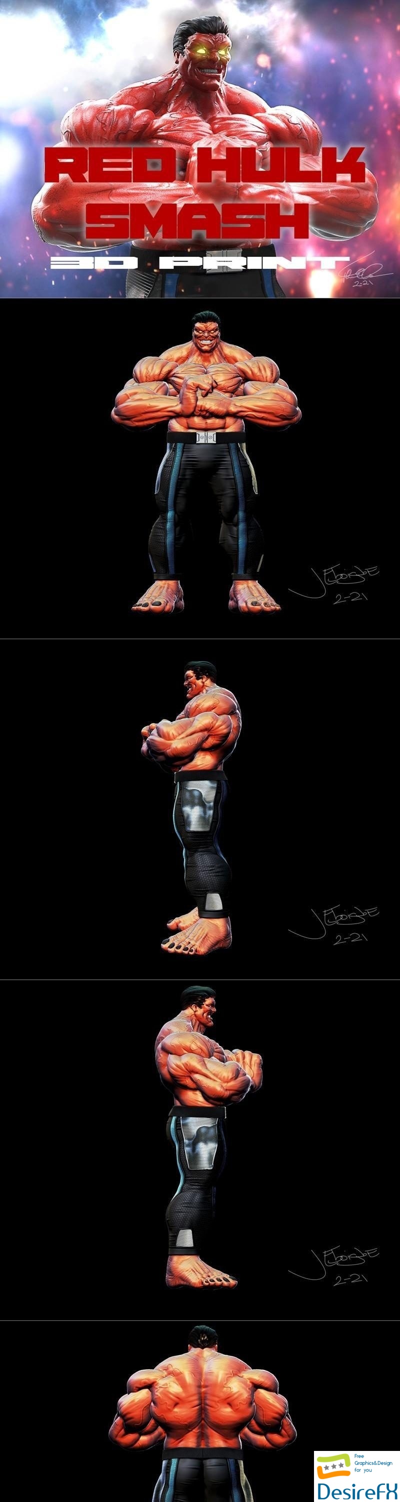 Hulk Smash 2 3D Print