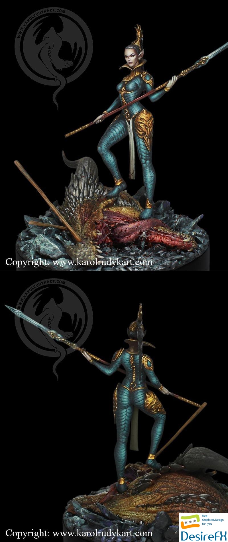 Ithiriel The Elder - Souls Of The Dragon Campaign 3D Print
