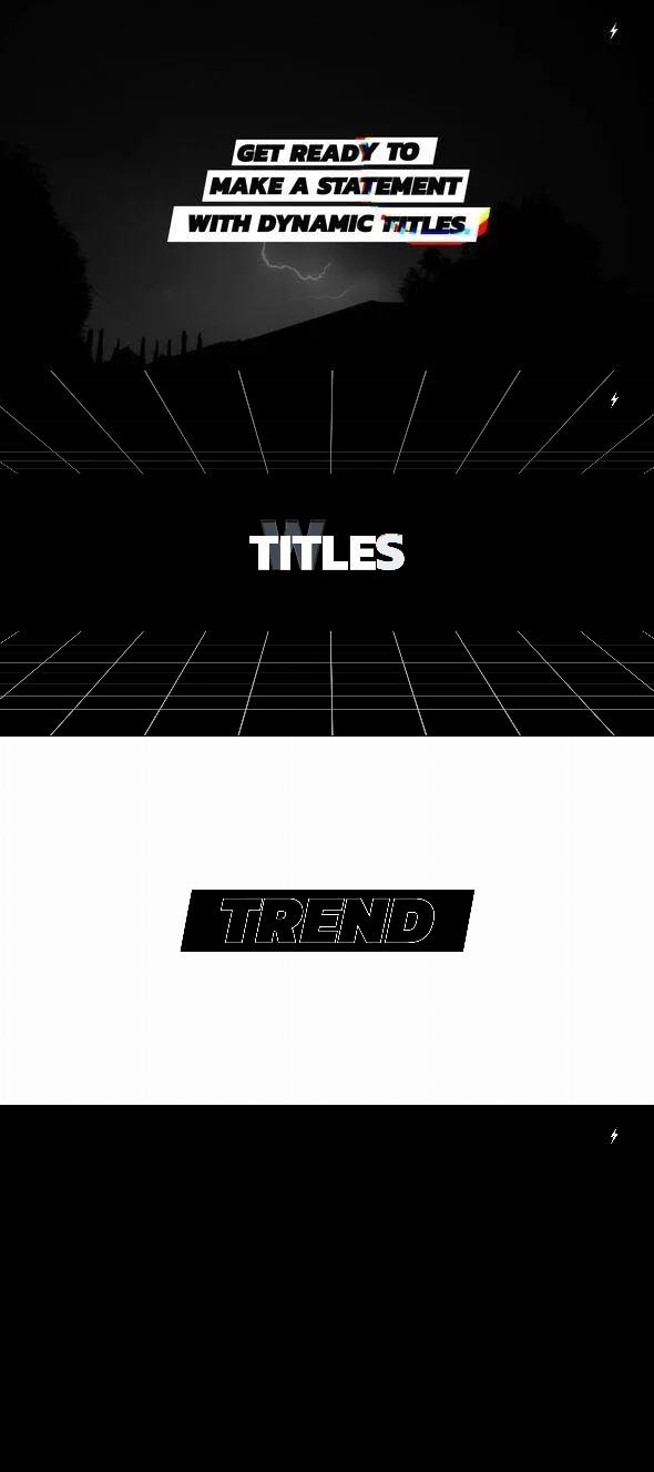 Kinetic Titles [ After Effects ] 51812170 Videohive
