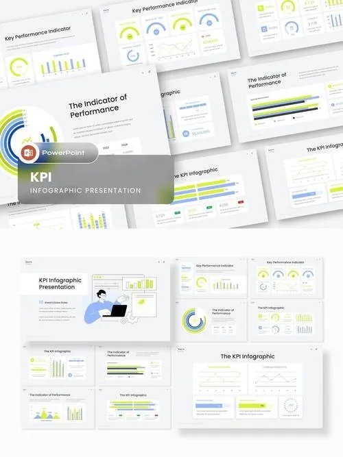 KPI Infographic Presentation PowerPoint