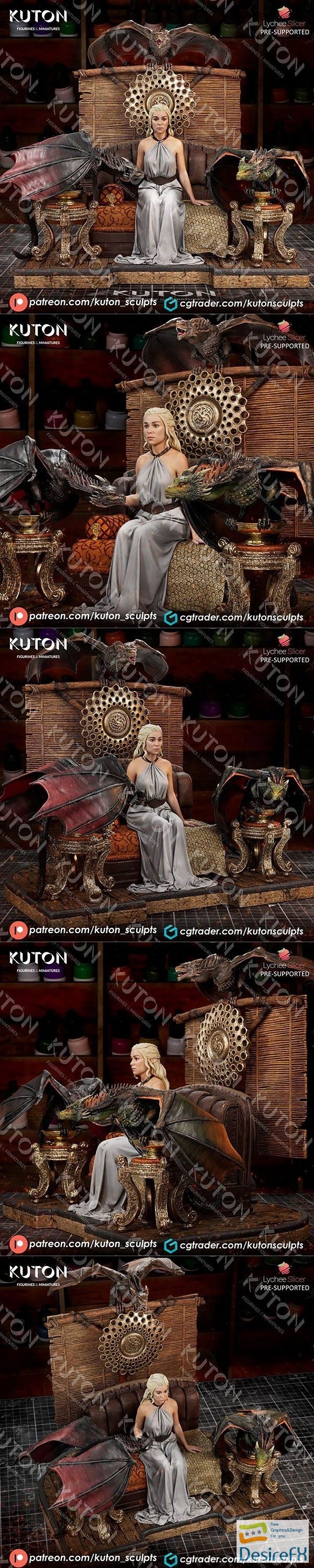 Kuton Figurines – Daenerys Targaryen – 3D Print
