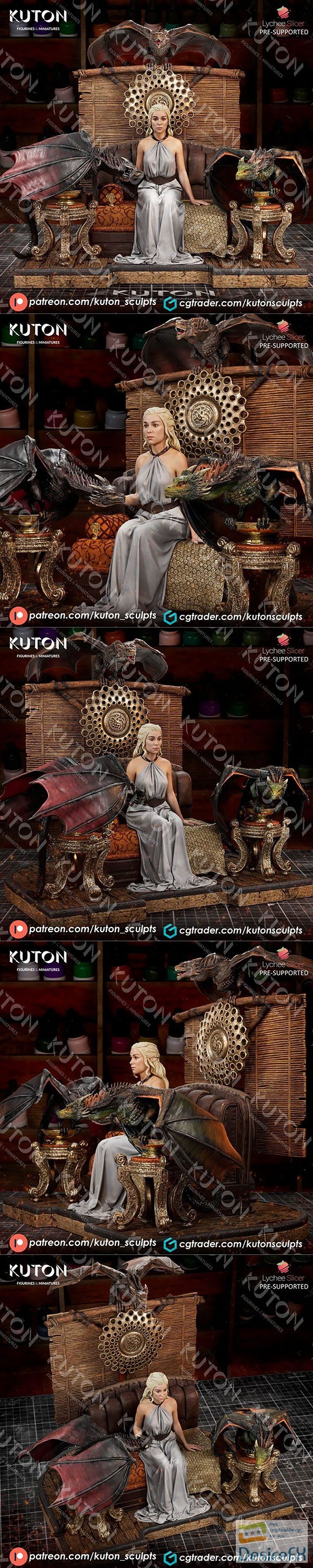 Kuton Figurines – Daenerys Targaryen – 3D Print
