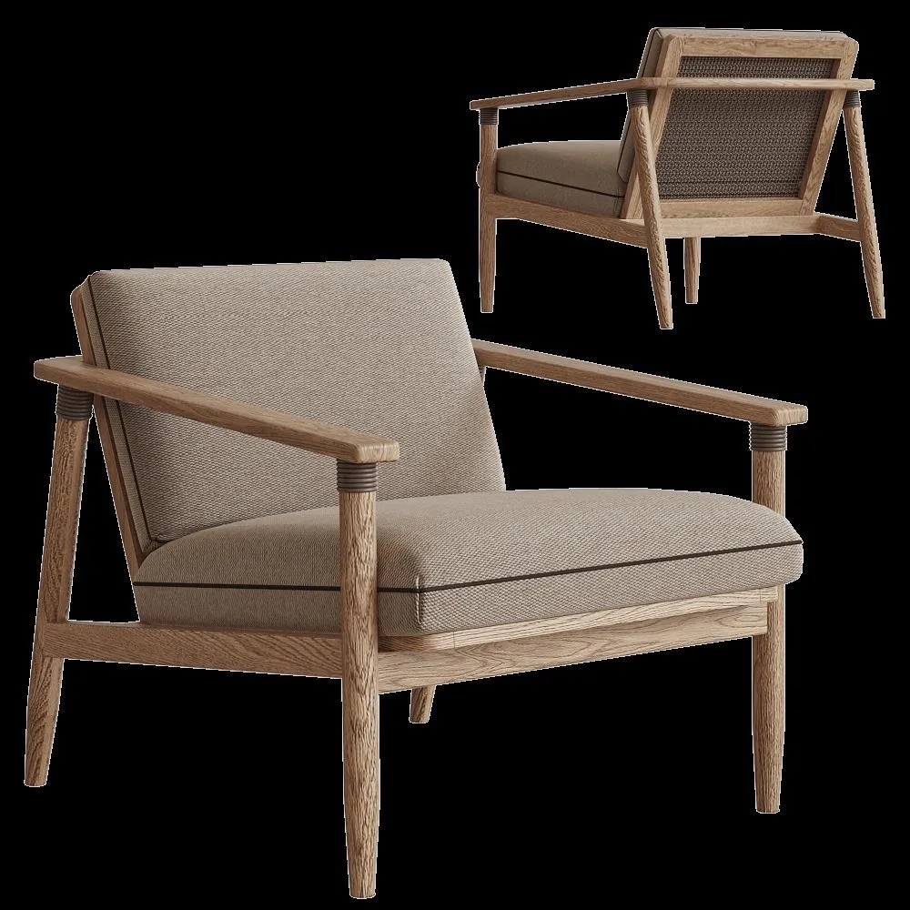 Lounge chair David 3D Model