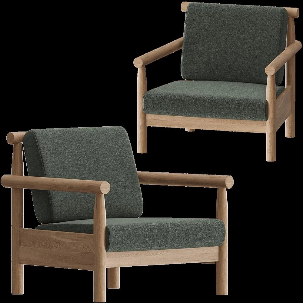 Lounge chair Steekla 3D Model
