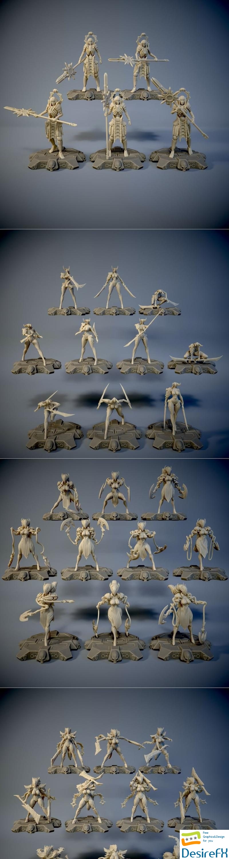 Mads Minis Collection 3D Print
