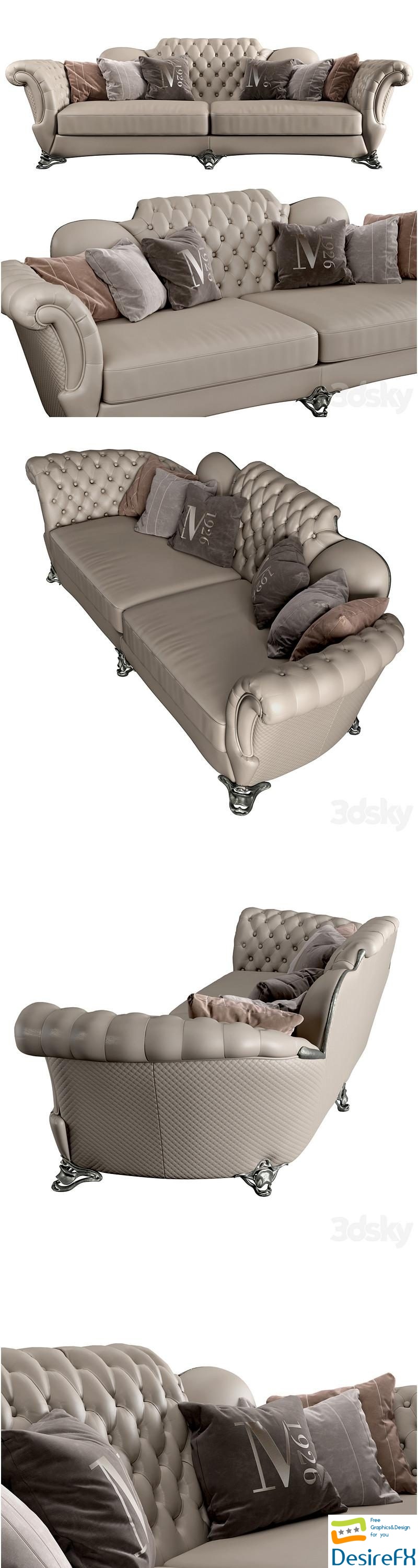 Mantellassi FLORINDO Sofa 3D Model