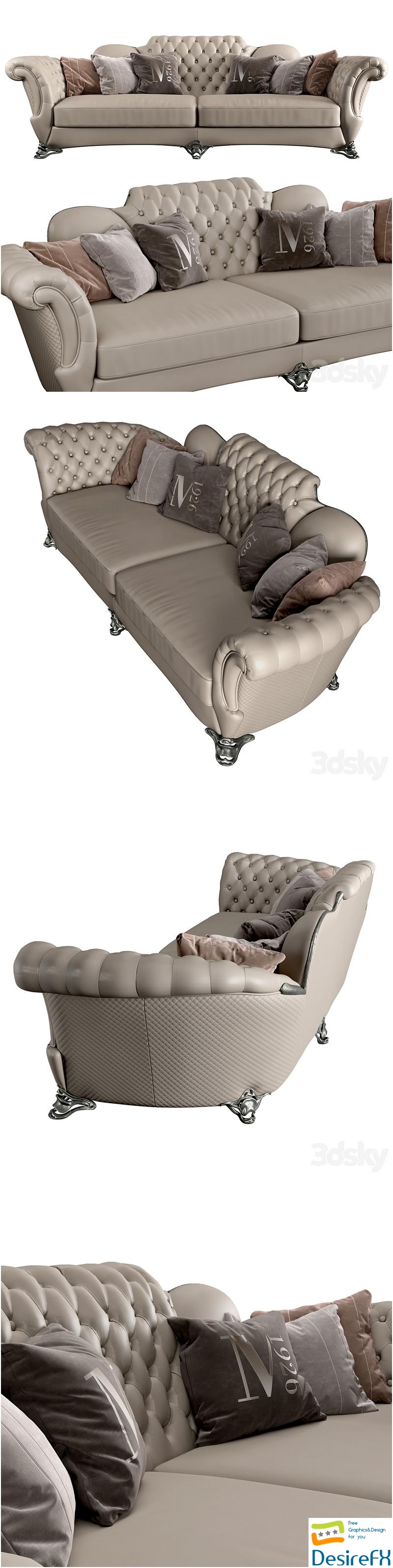 Mantellassi FLORINDO Sofa 3D Model