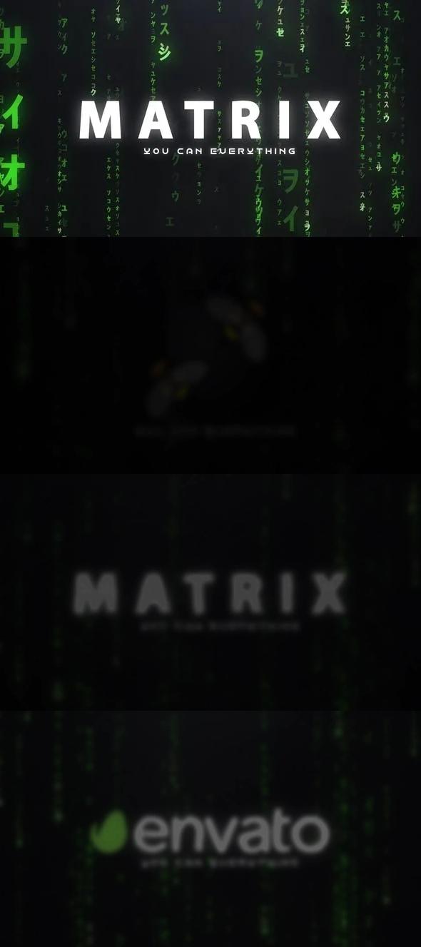 Matrix Logo Reveal 51891323 Videohive