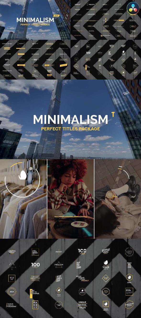 Minimalism New | DaVinci Resolve 51406366 Videohive