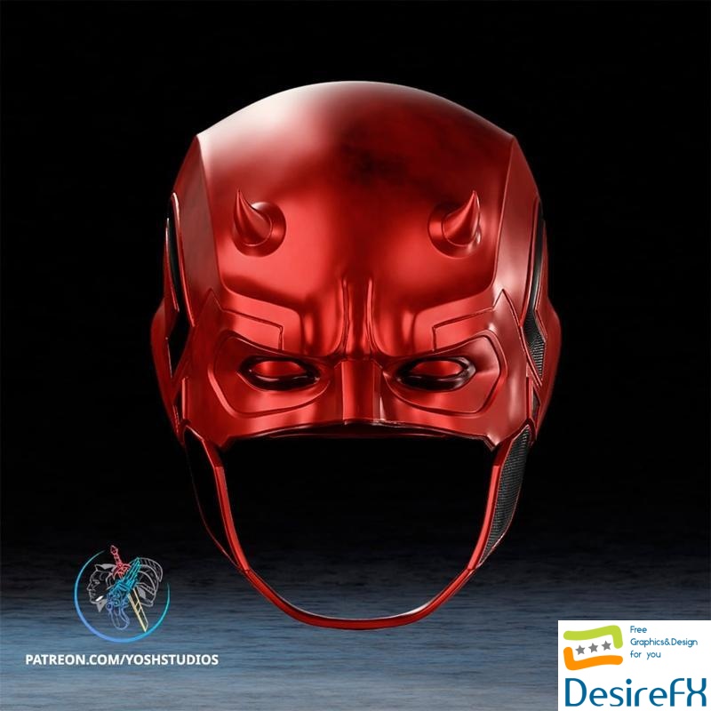 Modern Daredevil Helmet 3D Print