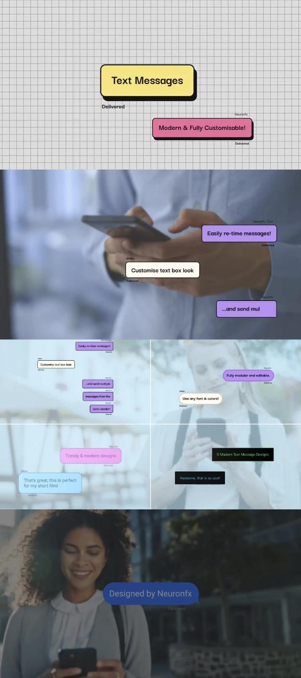 Modern Text Messages 51804085 Videohive