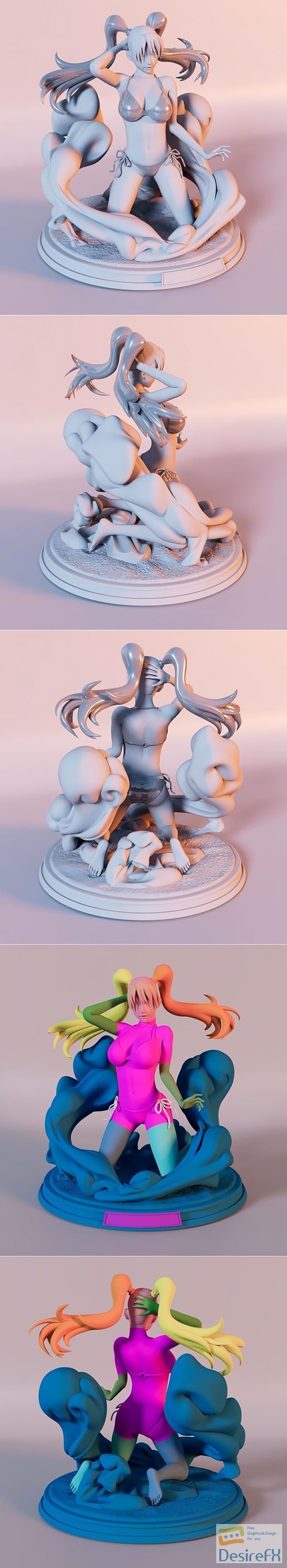 Naruto Sexy Jutsu Statue – 3D Print