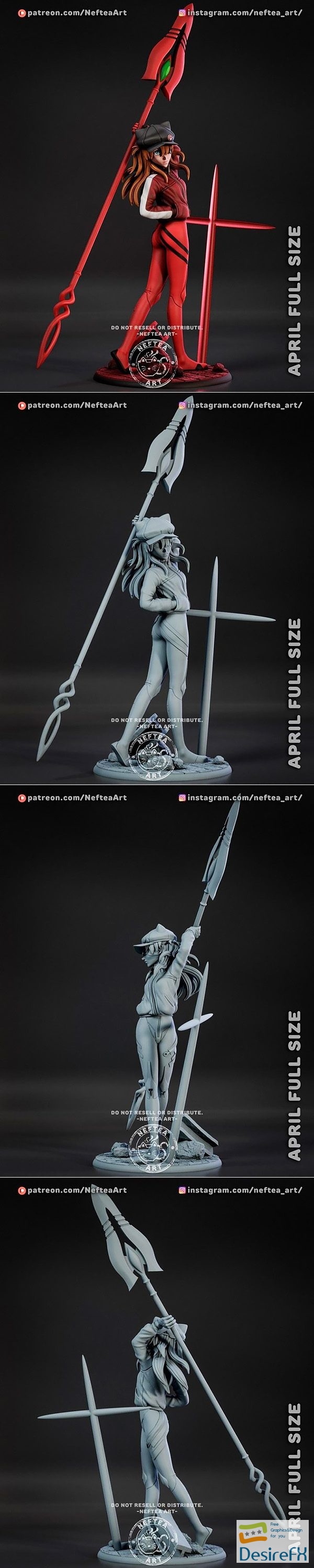 Neftea – Asuka – 3D Print