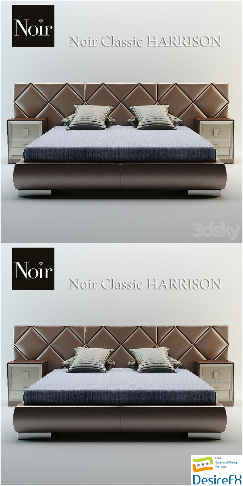 Noir Classic Harrison 3D Model