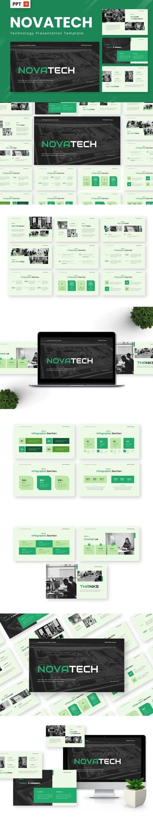 Novatech - Technology Powerpoint Templates