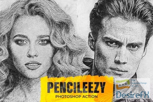 Pencileezy Photoshop Action - 92561745