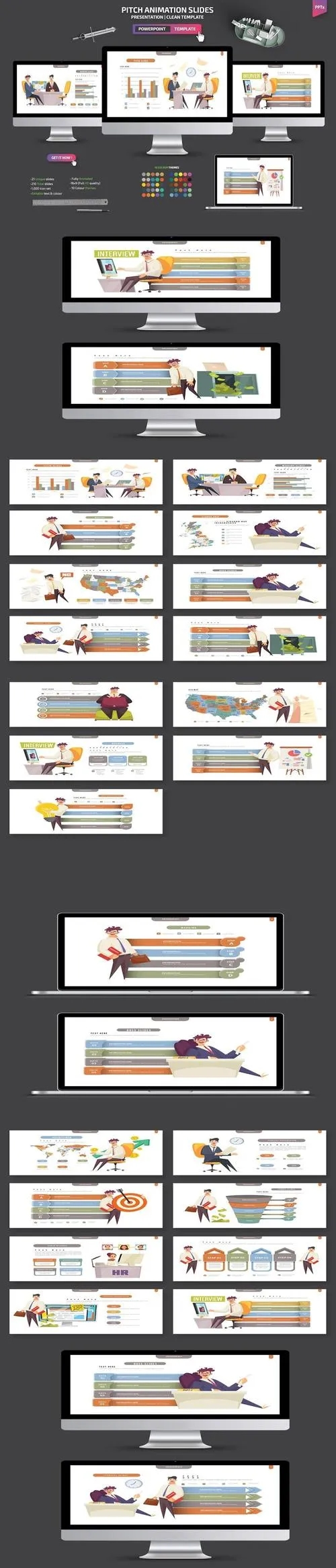Pitch Animation Powerpoint Presentation Templates