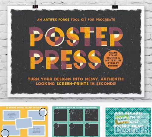 Poster Press – Procreate Screen Print Creator - WN3ZY4H