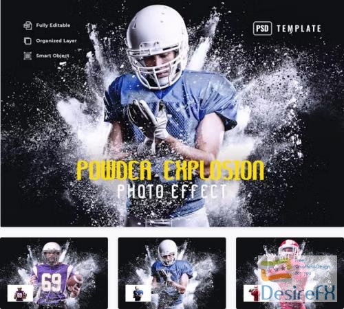 Powder Explosion Photo Effect - PPDCZRU