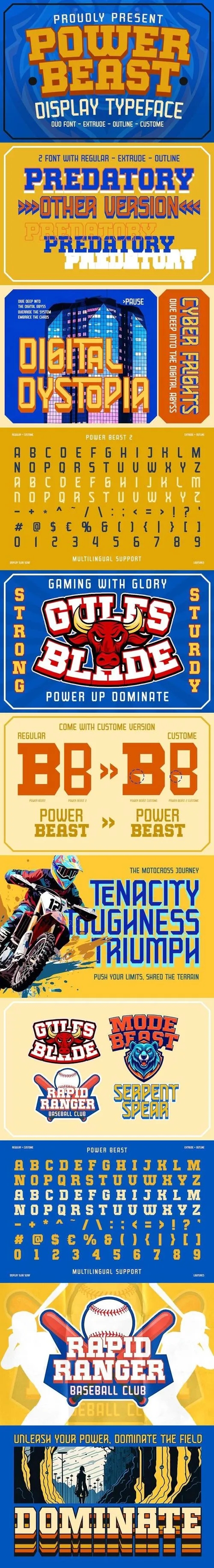 Power Beast  Font