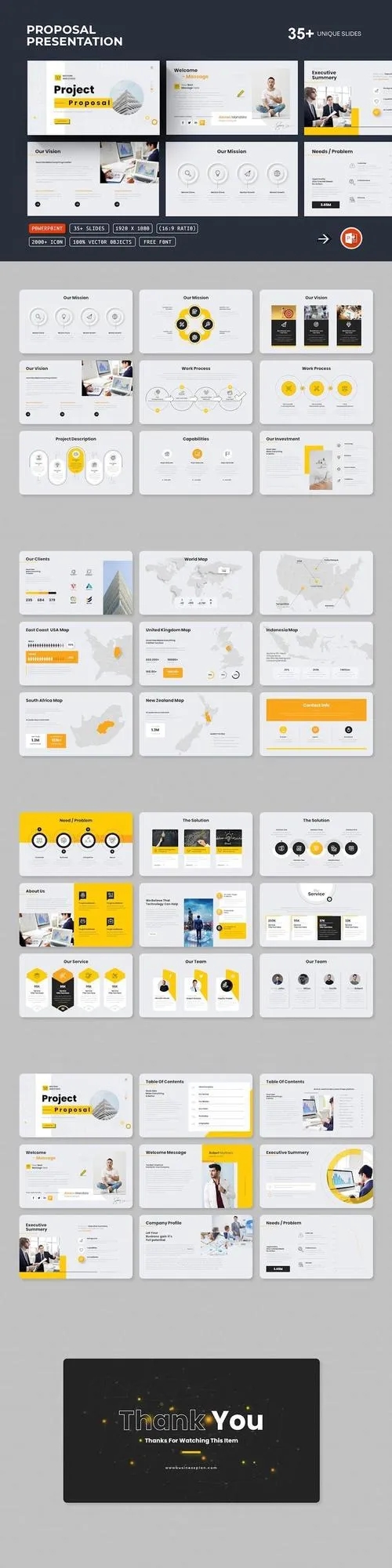 Project Proposal PowerPoint Presentation Template