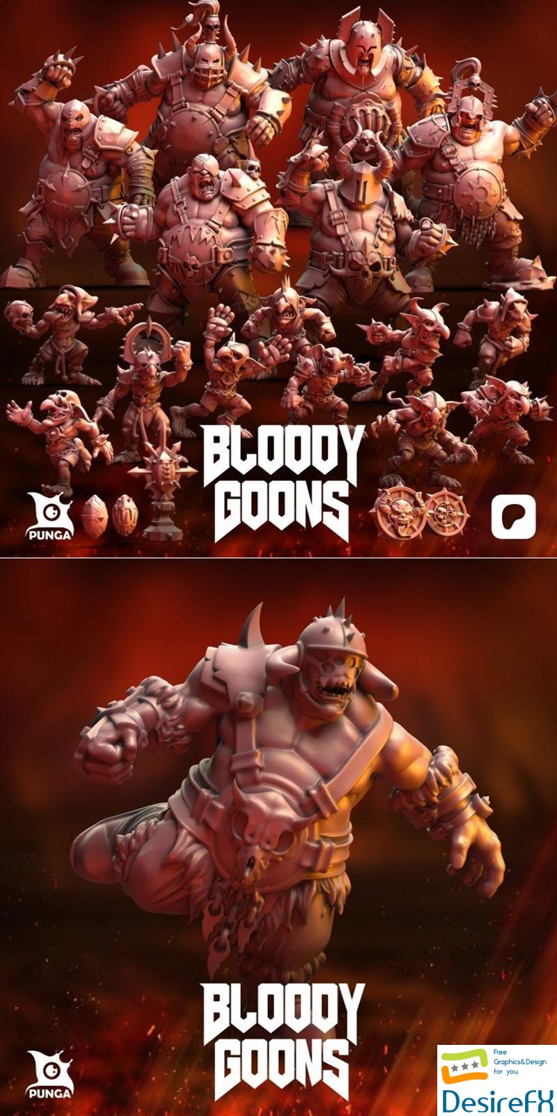 Punga Miniatures - Bloody Goons February 2024 3D Print