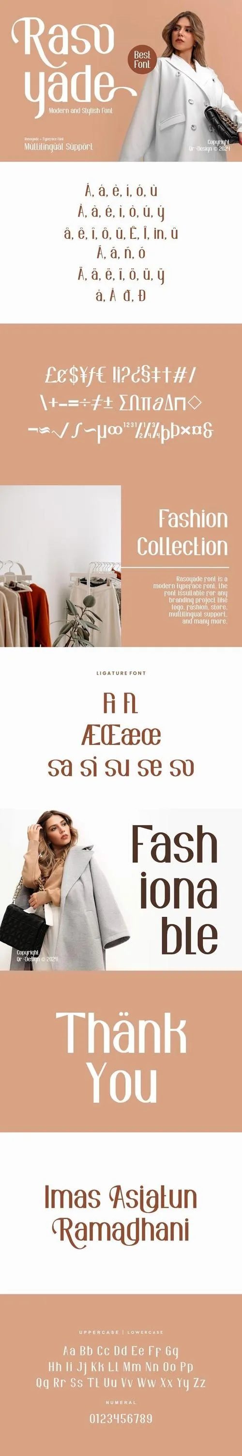 Rasoyade - Sans Serif Typeface Font