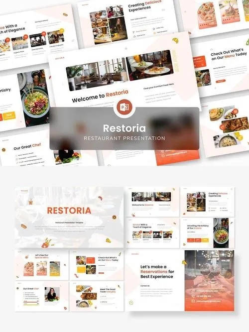 Restoria - Restaurant Presentation PowerPoint