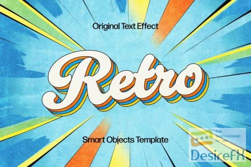 Retro Comic Text Effect - 92477627