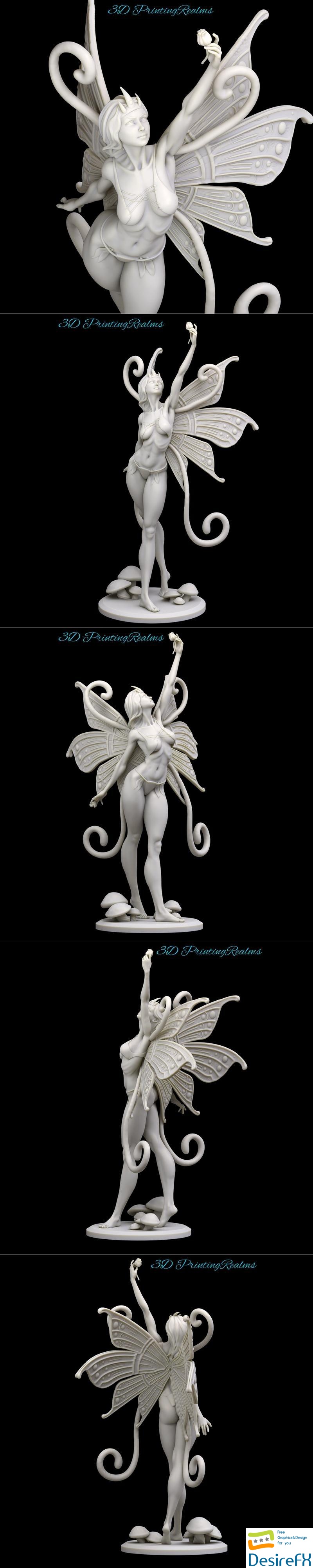 Rose fairy By Aspan Lohia 3D Print