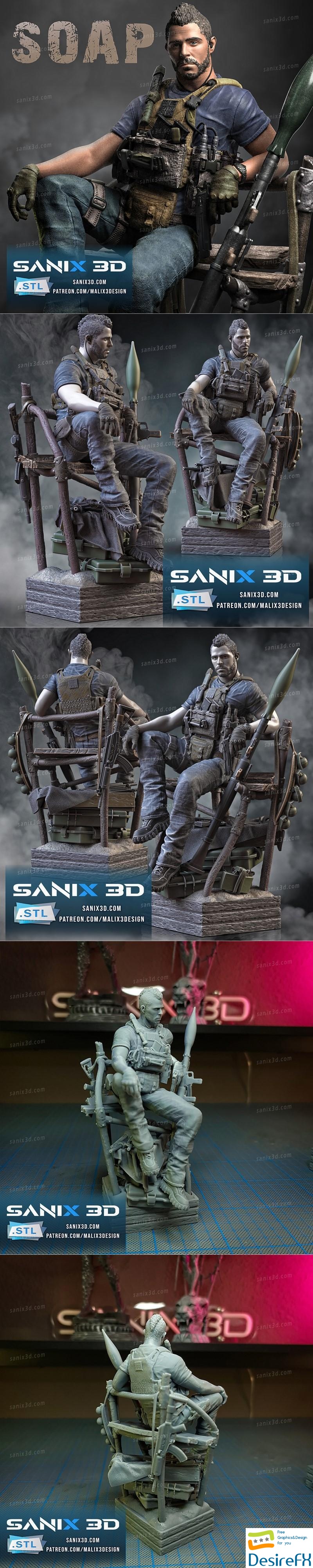 Sanix - Soap (Call of Duty) 3D Print