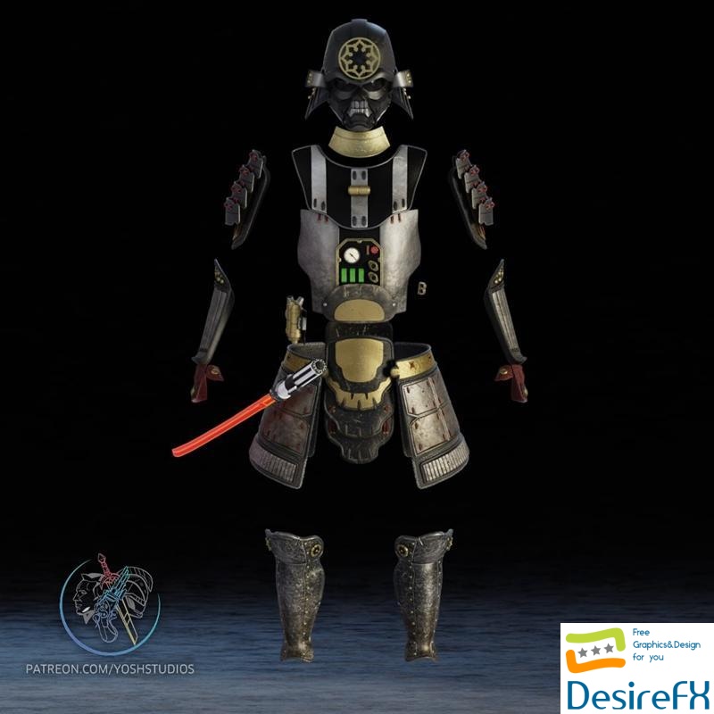 Sengoku Vader Armor 3D Print