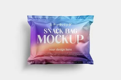 Snack Bag Mockup