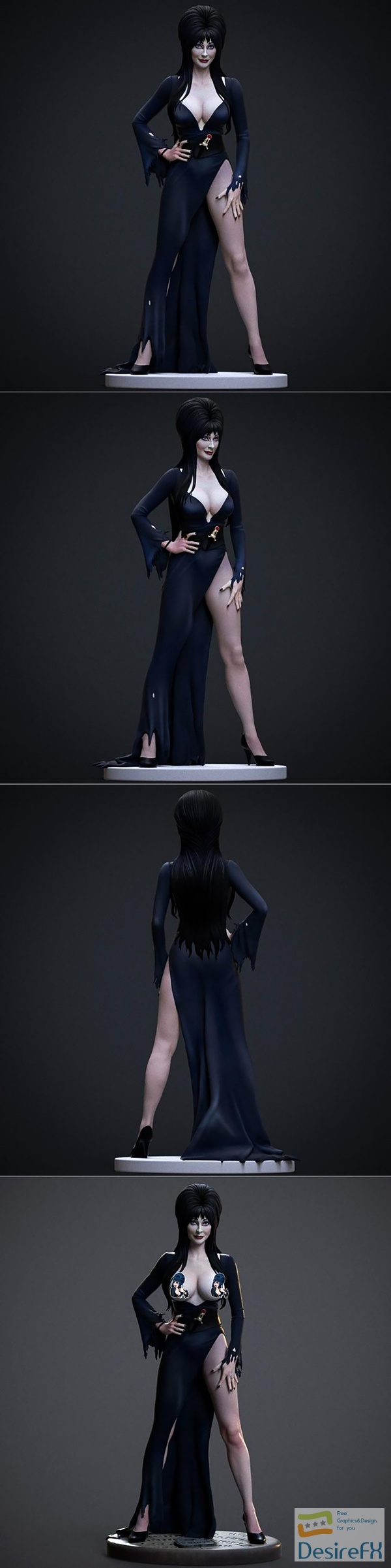 Stepanov Sculpts – Elvira – 3D Print