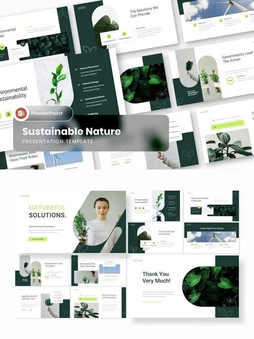 Sustainable Nature Presentation PowerPoint