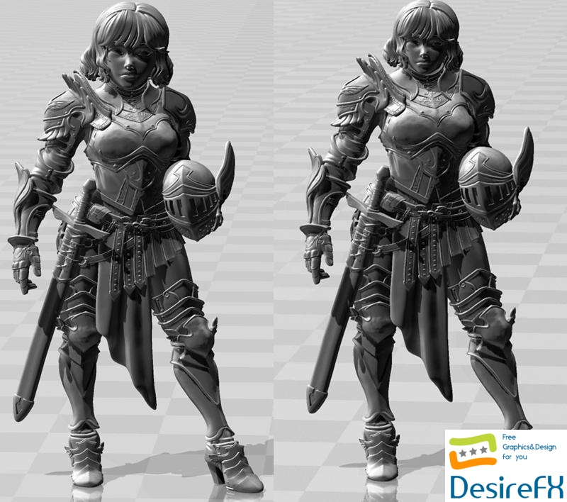 Svanielle - Captain of the Guard 3D Print