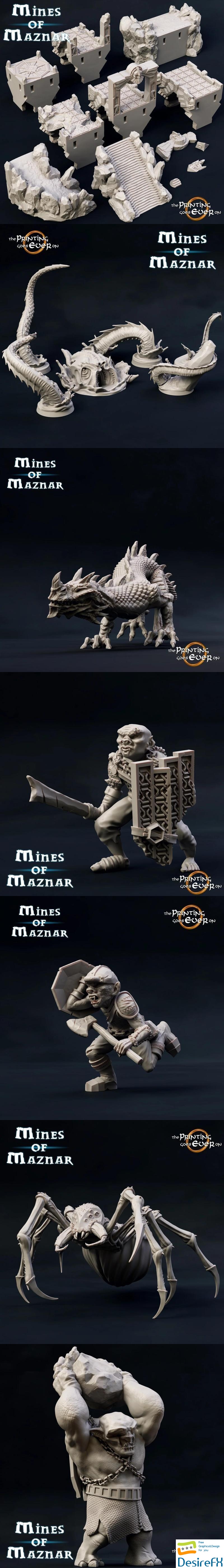 The Printing Goes Ever On - Mines of Maznar 3D Print
