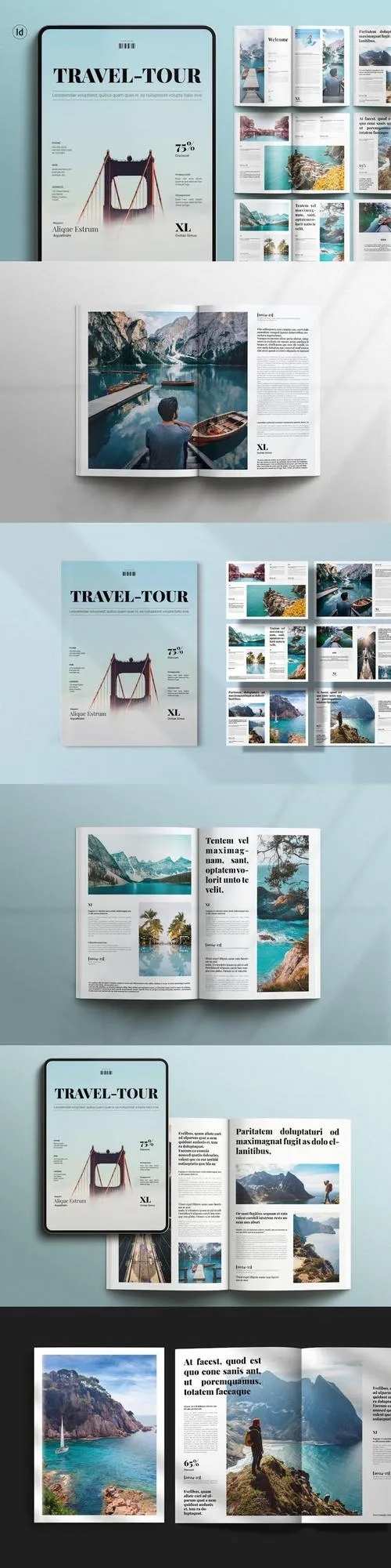 Travel Tour Brochure Template