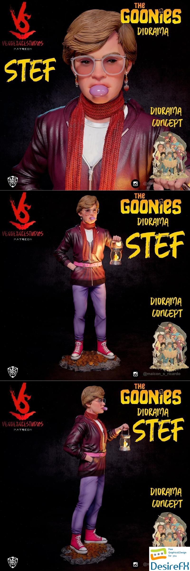 Vengeancestudios - Stef 3D Print