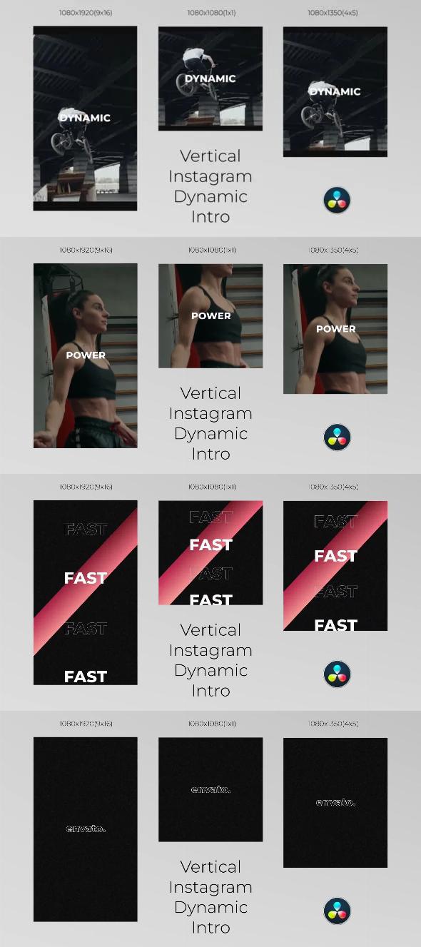 Vertical Instagram Dynamic Intro 51409498 Videohive