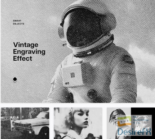 Vintage Engraving Photo Effect - 113751413