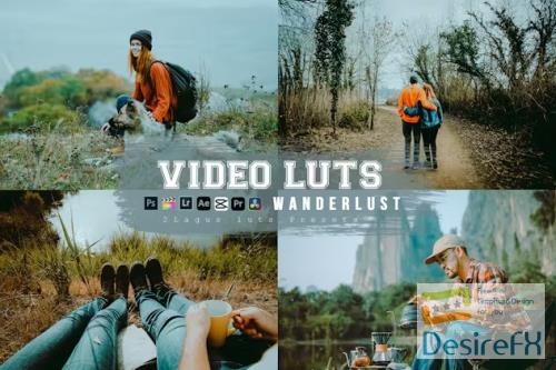 Wanderlust Film Luts Video Editing Premiere Pro - HZBUEFB