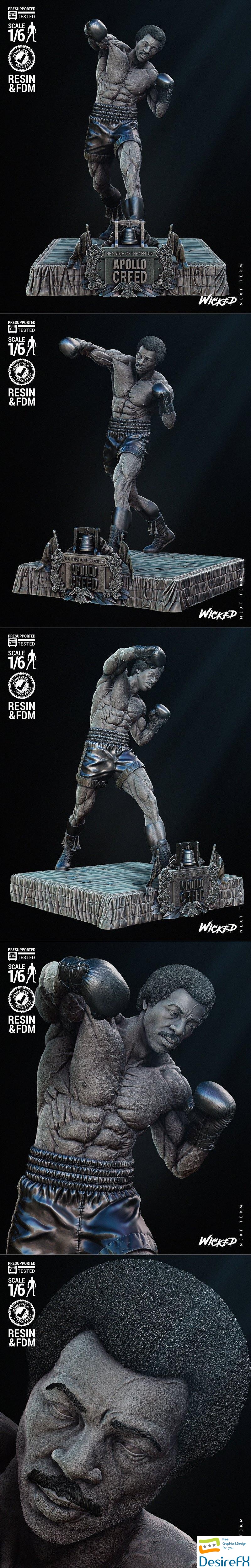 Wicked - Apollo Creed Sculpture 3D Print
