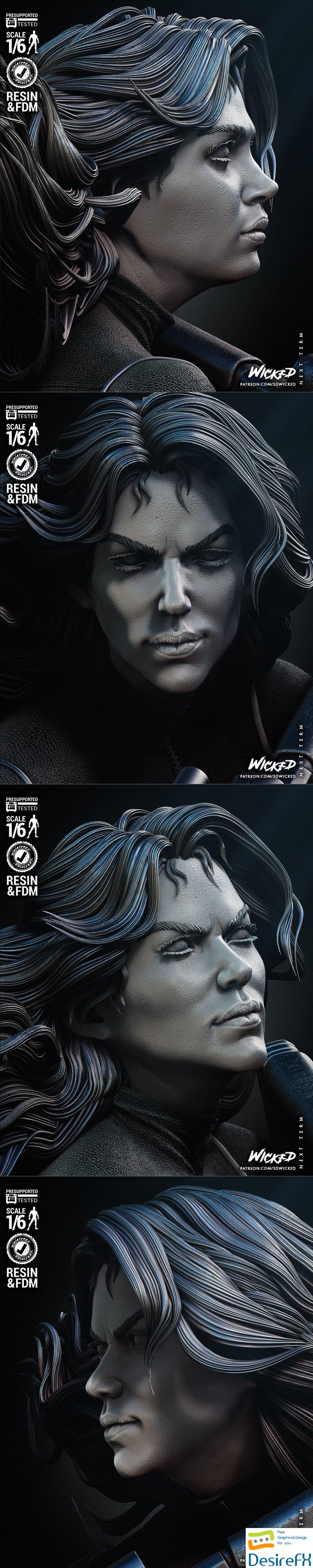 Wicked - Black Widow Sculpture 3D Print