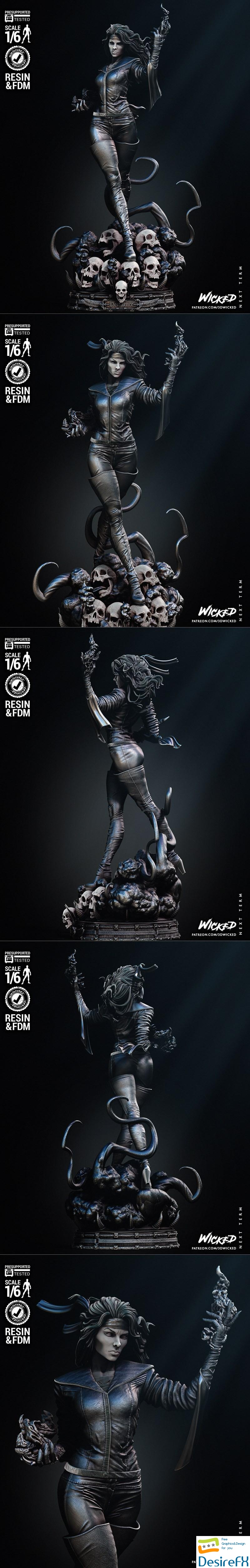 Wicked - Pestilence Sculpture 3D Print