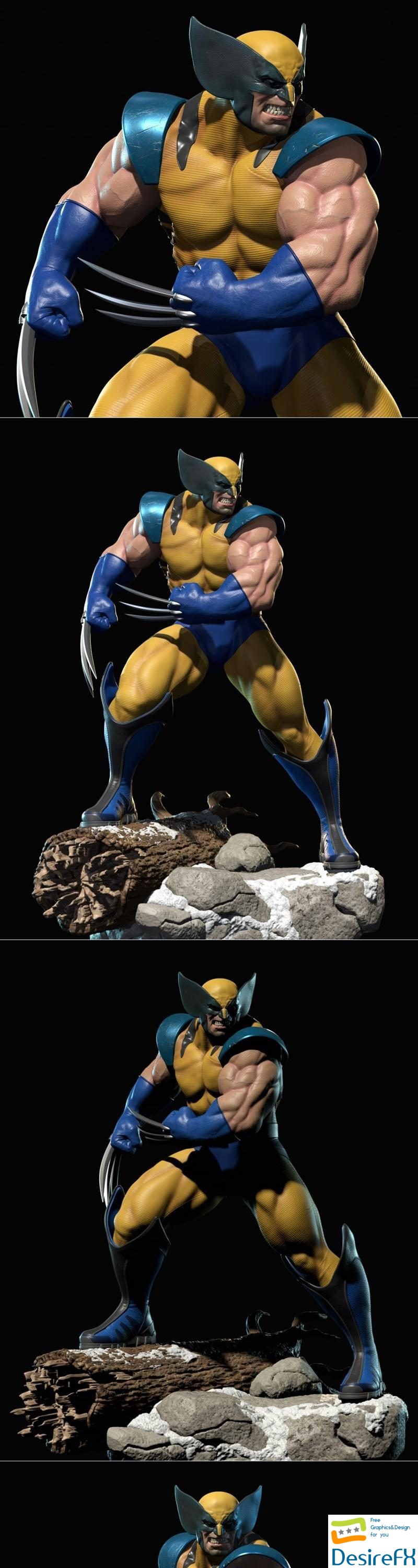 Wolverine Unleash the beast 3D Print