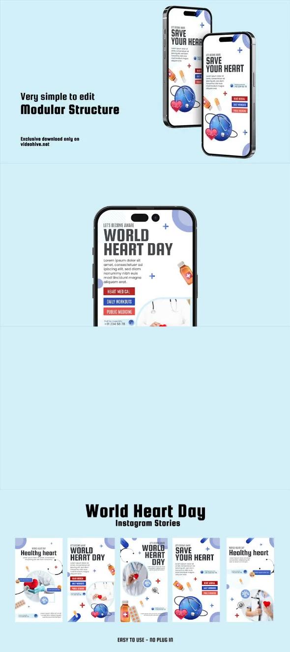 World Heart Day Instagram Stories 51893695 Videohive