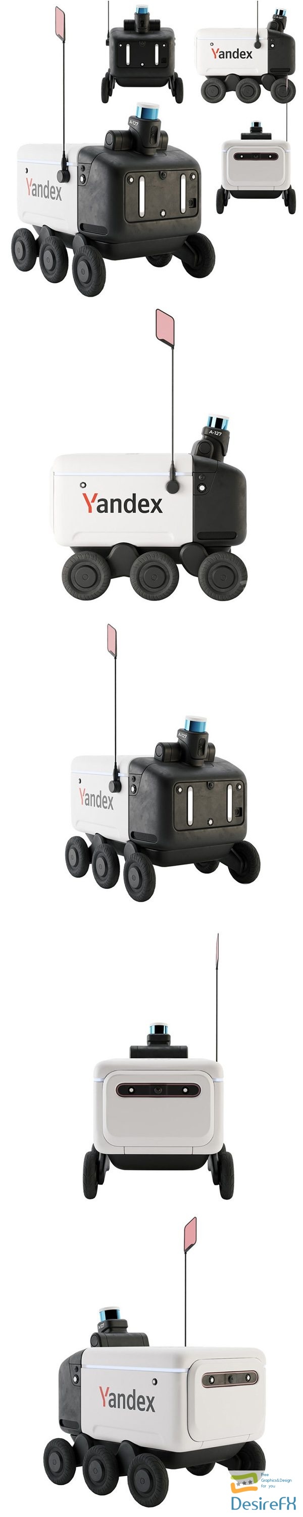 Yandex rover V3 3D Model