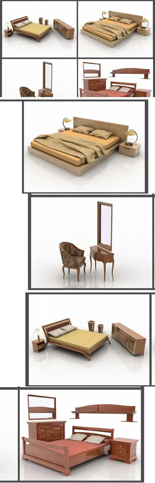 3d Bedroom Furniture Models